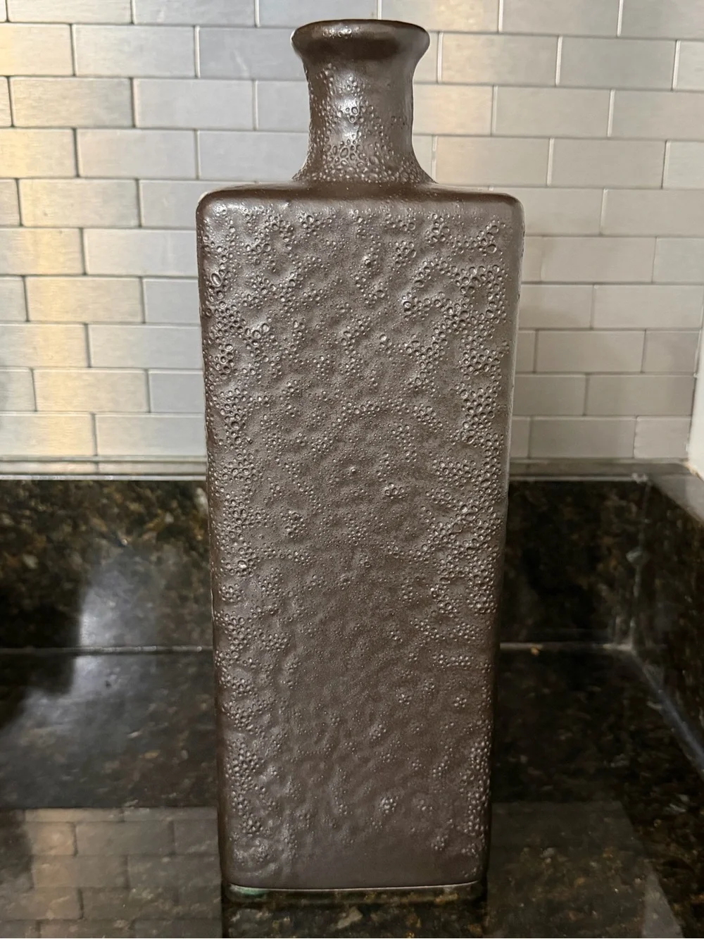 Vintage Royal Haeger MCM Textured Bottle Vase – 12.25”